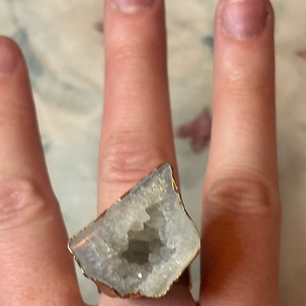 Gemstone Adjustable Ring - image 6